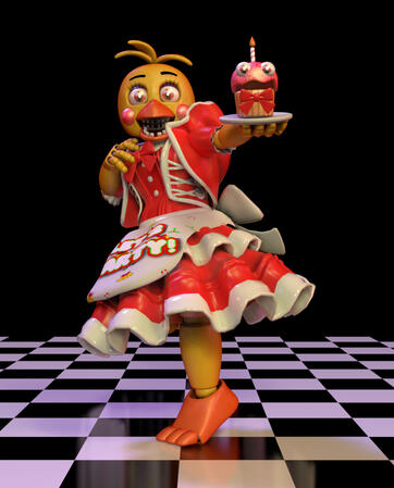 Toy Chica Christmas Version Toy Chica Christmas Version